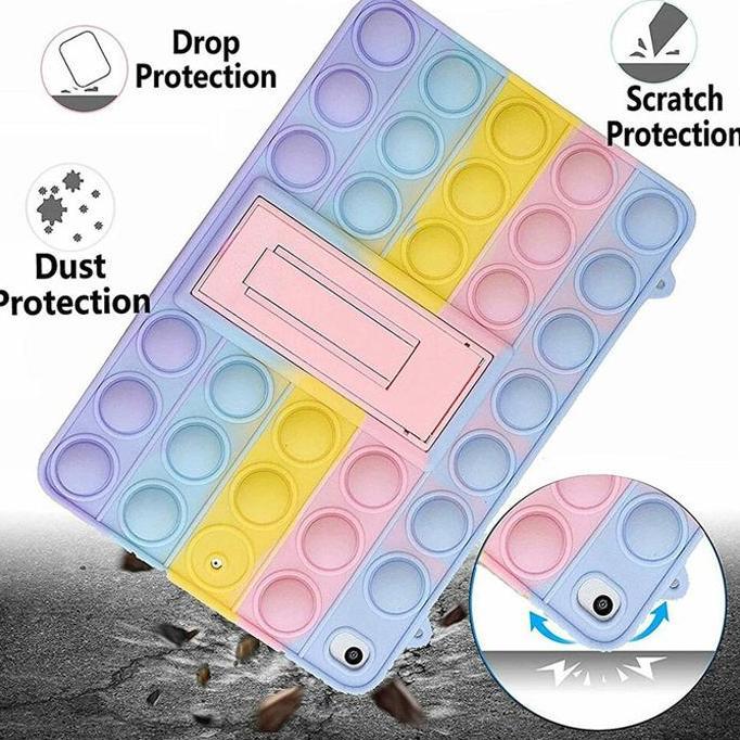 Samsung Tab A8 A 8 Inch 2019 T295 Pop It Case Anak Lucu Tali Selempang