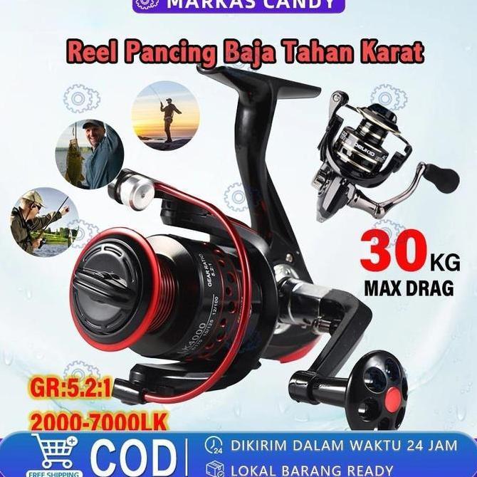 =Shimano Reel Pancing 10Kg He500-7000/ Reel Pancing Murah Kuat Power Handle/ Reel Pancing Laut Tarik