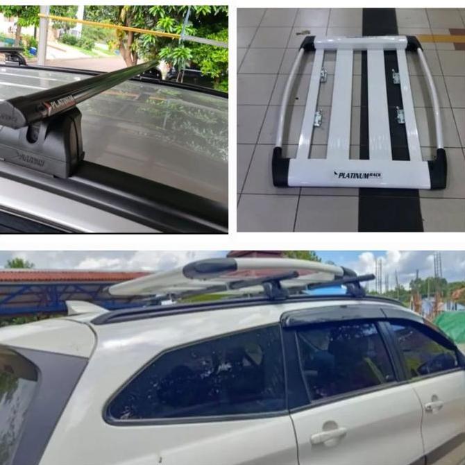 Promo RAK BAGASI ATAS MOBIL PLATINUM + KAKI RAK  ALL NEW FORTUNER Car COD