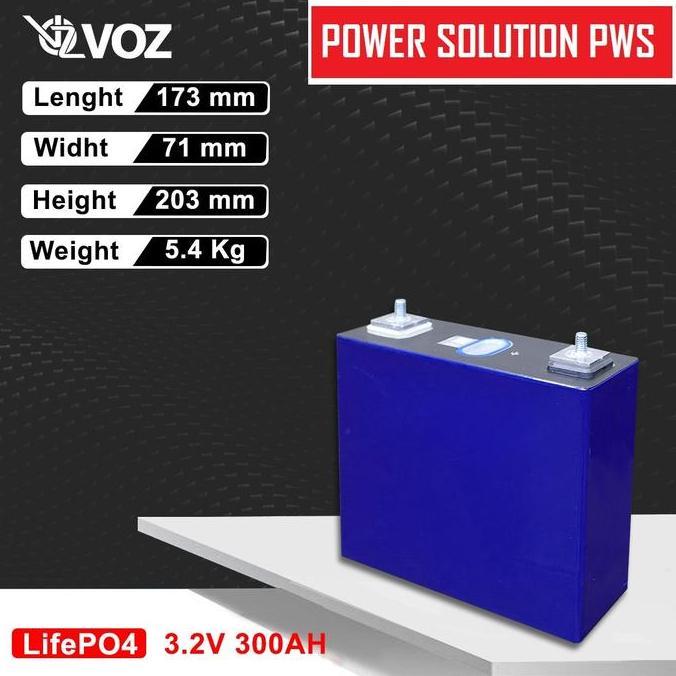 Battery Ups Batre Voz Lithium 3.2V 100AH 200AH 300AH Prismatic / Lithium Lifepo4 3,2V 100 AH 200 AH 