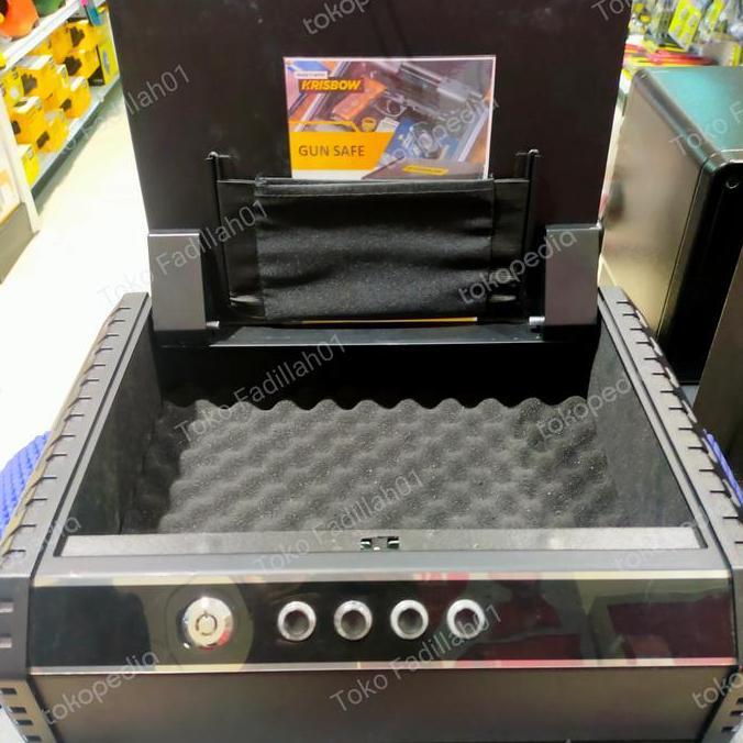 Ready stock KRISBOW brankas hand gun box case gun safe / brankas gun safe krisbow / brankas / branka