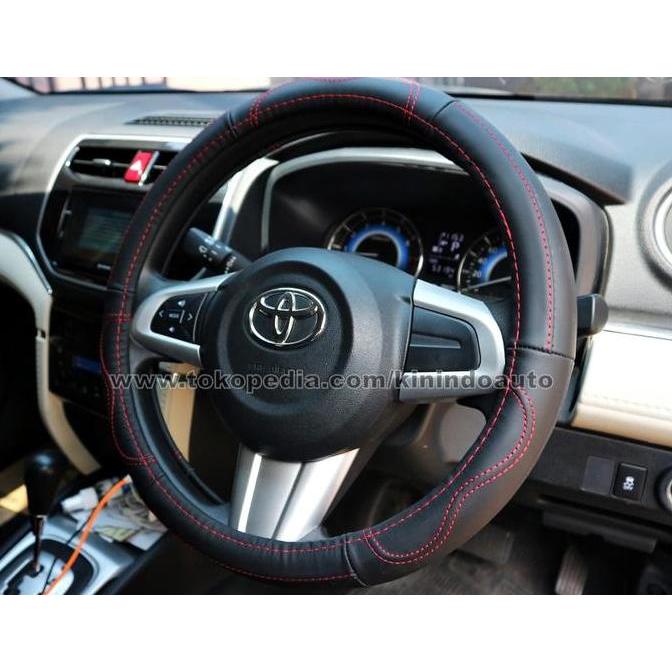 DV17 >> Sarung Stir / Cover Stir Kulit Asli Toyota Innova Reborn