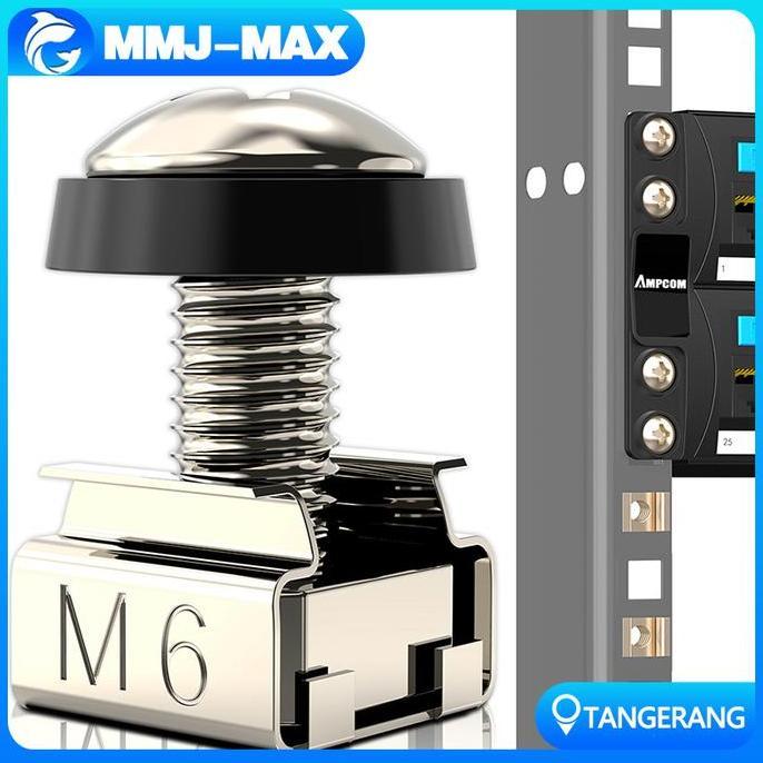 CLUCK Baut Dan Mur Hard Case/Mur Baut Hardcase/Mur Baut Lis Besi Lubang Rak