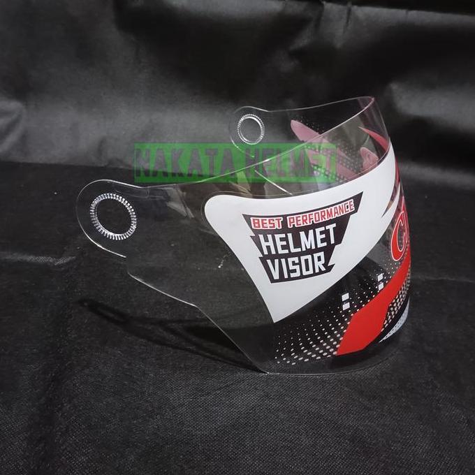 DS188 >> Kaca helm TGP JP5 visor helmet tgp single visor hitam pelangi bening