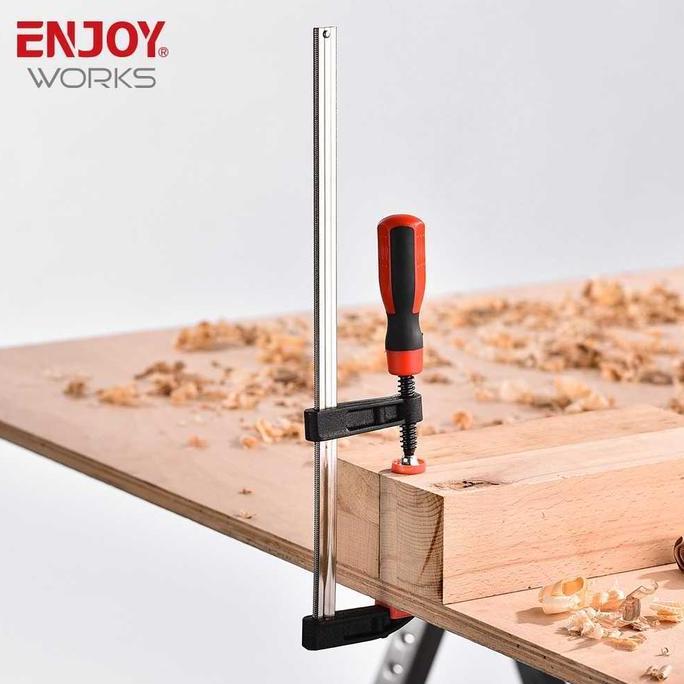 WESLEY Klem Alat Penjepit F / Catok F Kayu / Clamp F 100 CM