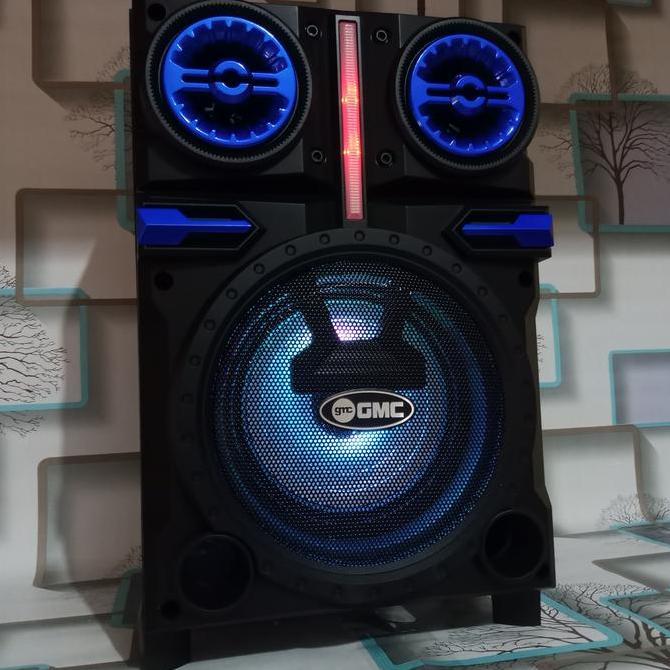 DR288 >> Speaker GMC 897Q Bluetooth Portable 6.5 inch Pairing free Mic Wireless | Salon Aktif Blueto