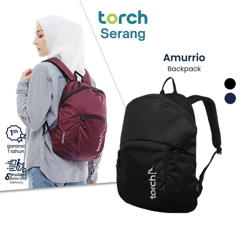 Torch Tas Ransel Pria Sekolah Besar Kerja Travelling Backpack Laptop Wanita Waterproof Tahan Air 19 