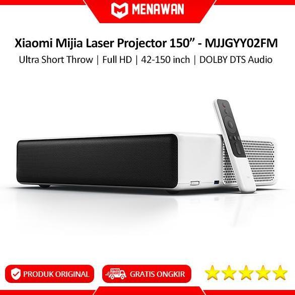 Xiaomi Mi Laser Projector Tv Fhd 150"Laser Proyektor Ultra Short Throw Kualitas Terbaik Harga Termur