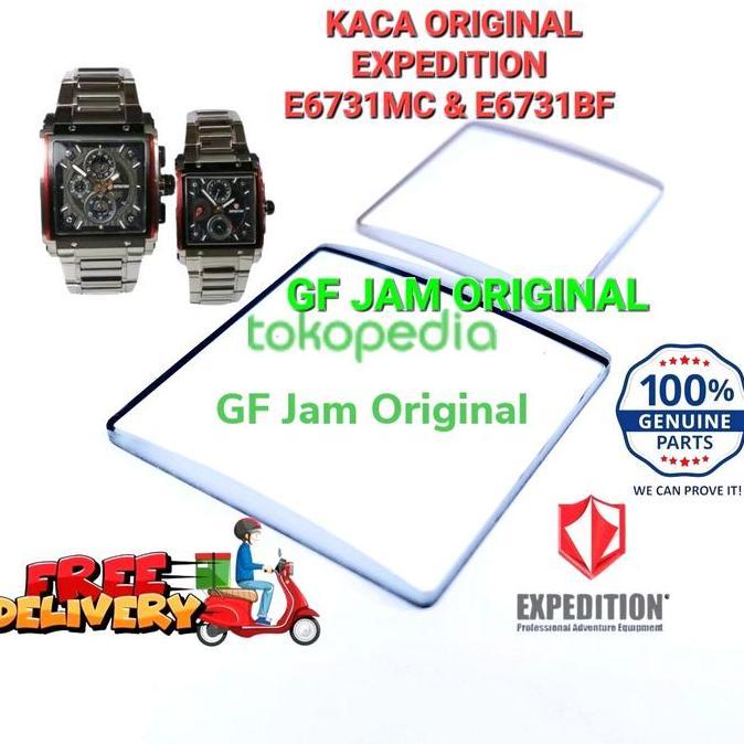 KACA JAM TANGAN EXPEDITION E6731 MC E 6731 BF ORIGINAL SPARE PART 100%