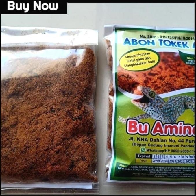JR26 Abon Tokek ASLI! "Bu Aminah" 100 GR