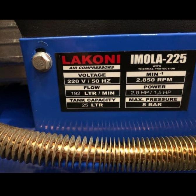 Promo Lakoni Imola 225 Kompresor Angin Listrik / Compressor 2Hp Cod
