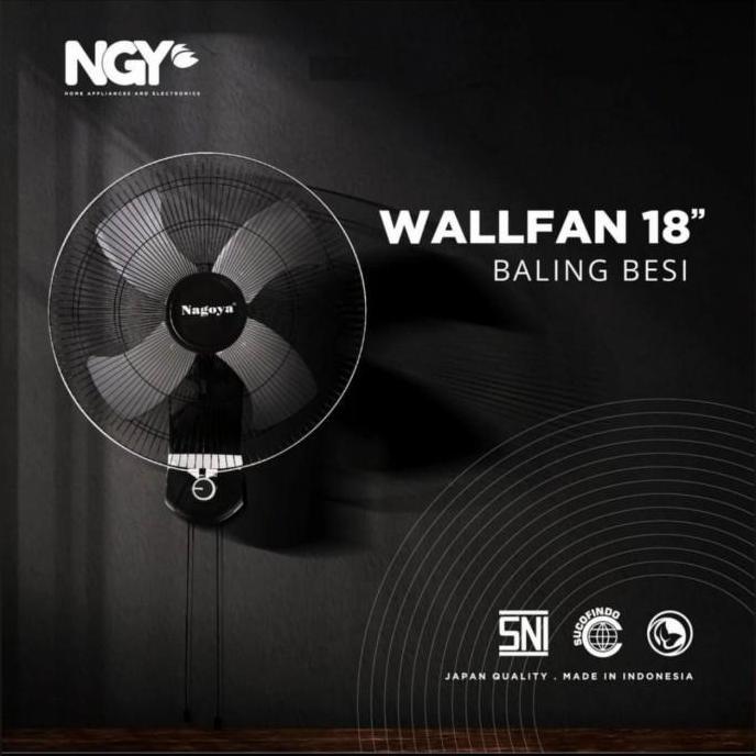 Kipas Angin Dinding Gantung Besi 18 inc / Nagoya Tornado Wall Fan 1802