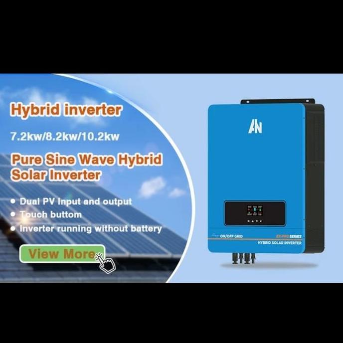 HARGA DISC - Hybrid Inventer Solar PRO  Anern 10200W MPPT 160A Pure Sine Wave +WIFI