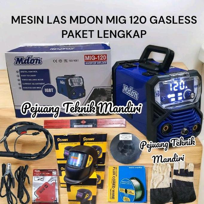 EXAMINER MESIN LAS BENZ MIG 120 BZ 8919 / TRAFO LAS INVERTER BENZ MIG MMA 120A