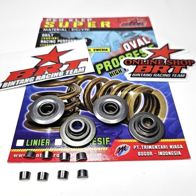 DIREWOLF RETAINER + KUKU KLEP BRT SONIC CB150R CBR 150 R Facelift CBR 250 SUPRA GTR Retainer Shim Kl