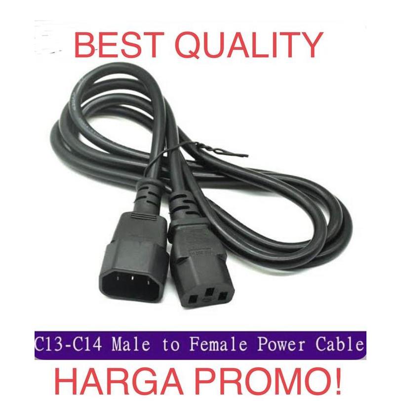Kabel power cpu monitor C13 C14 SNI Sucofindo 5M 5 Meter Best Quality