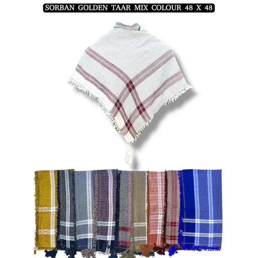 Alshafeda Sorban Alshafeda Golden Taar 130X130 Sorban Palestine Sorban Dewasa Anak Anak
