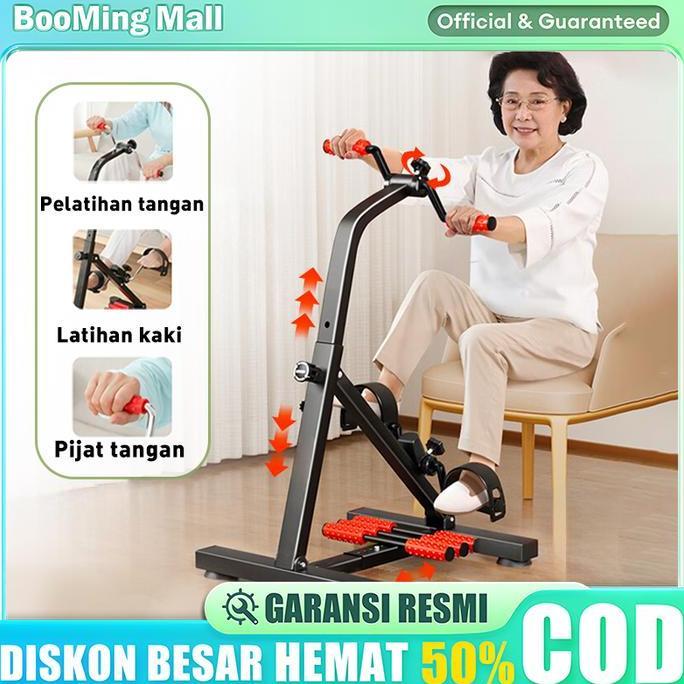 BoomingSepeda Statis-Olahraga Gym Fitness / Terapi Kaki Dan Tangan Penderita Stroke Peralatan Olah R