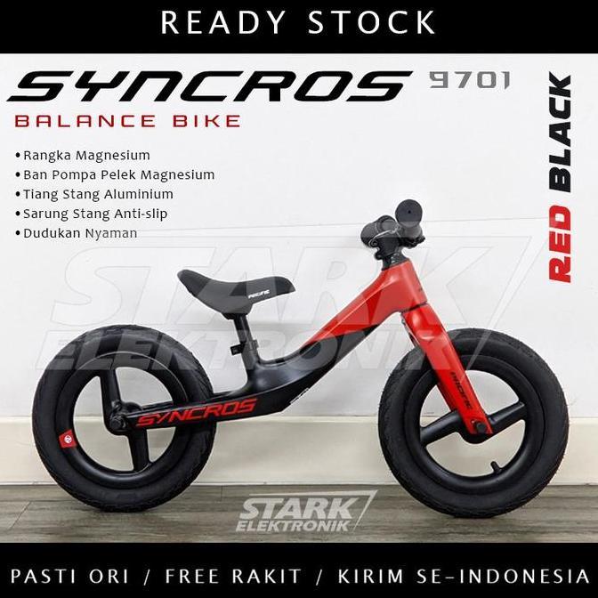 Balance Bike PACIFIC SYNCROS PC 9701 Push Bike Sepeda Anak Pacific TF