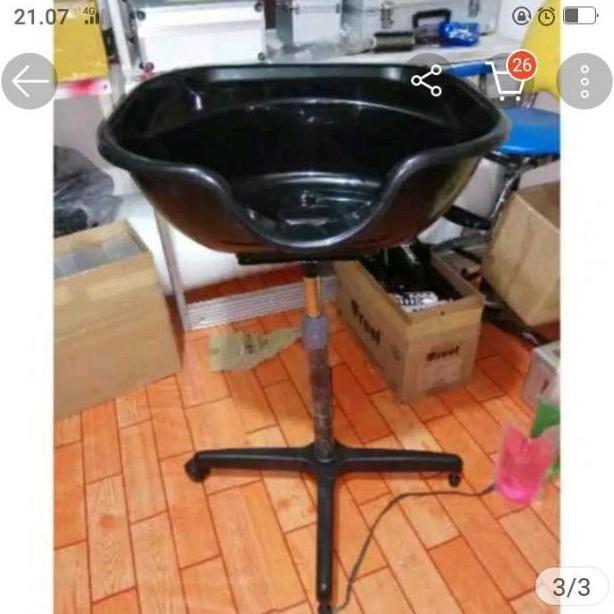 Wasbak Portable Tiang / Bak Keramas Salon