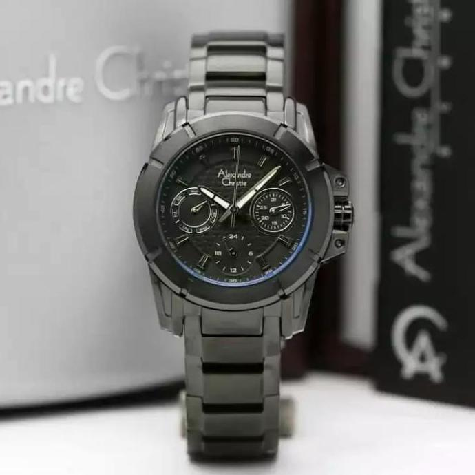 JAM TANGAN ALEXANDRE CHRISTIE AC6305/ AC 6305 ORIGINAL LADY ALLBLACK