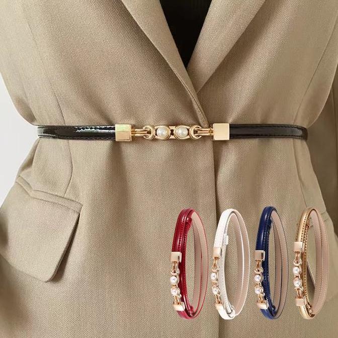 Sabuk Ikat Pinggang Wanita Adjustable Gaya Kekinian Tali Pinggang Baju dan Celana Fashion Trendy Sab