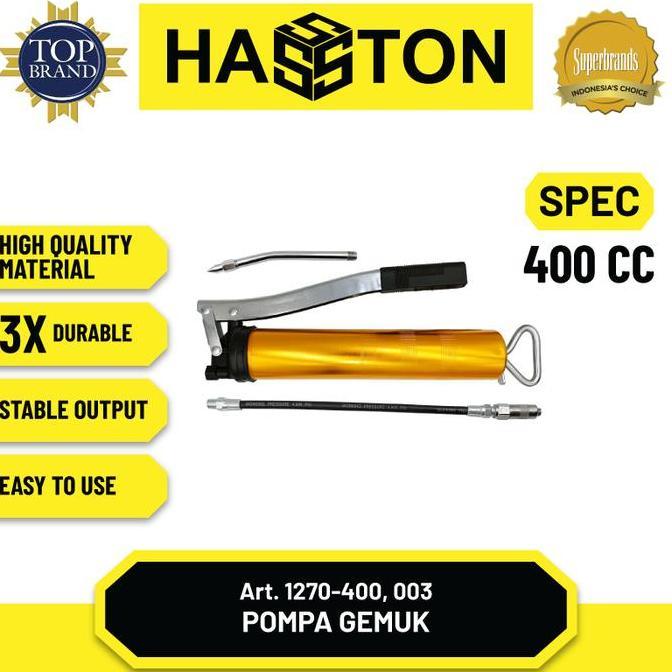HASSTON GREASE GUN / POMPA GEMUK MANUAL / GREASE PUMP (1270)