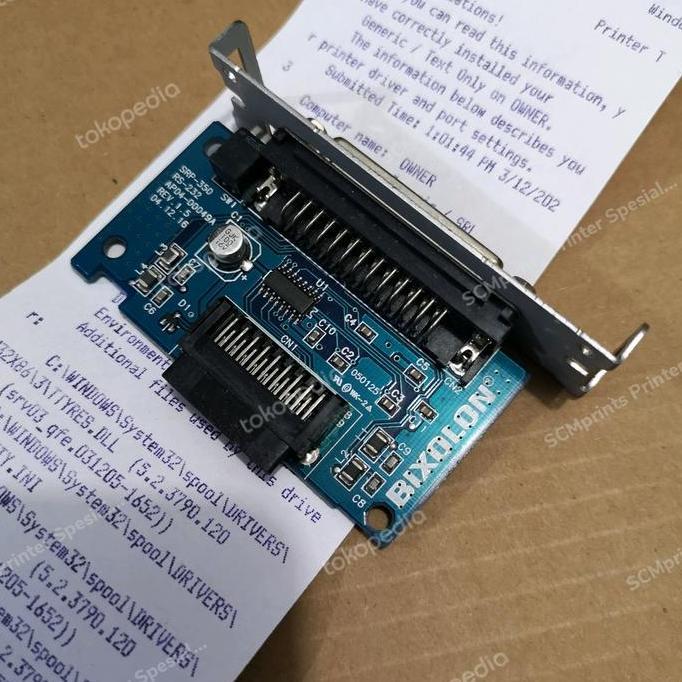 Interface Port Serial RS-232 Printer Samsung Bixolon SRP-275ii SRP-370