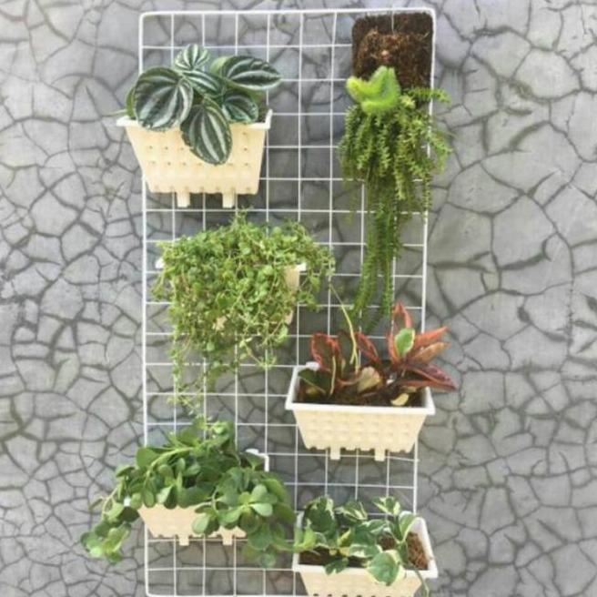 Gantungan Aksess Ram Kawat Besi 45X95Cm Putih