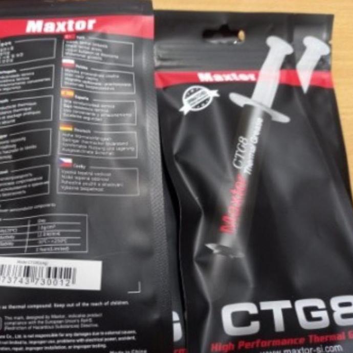 Thermal Paste MAXTOR CTG8D 4gram
