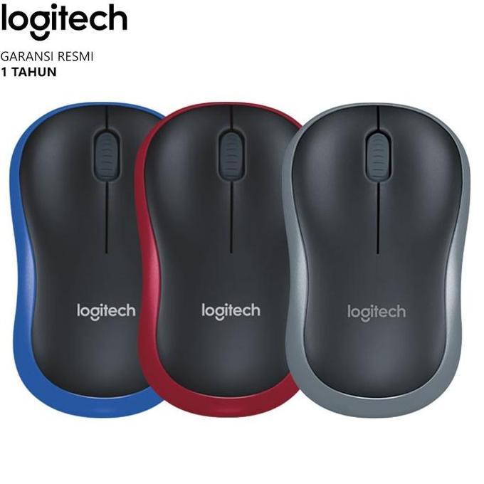 Mouse Wireless Logitech M185 - Hitam Mouse Logitech