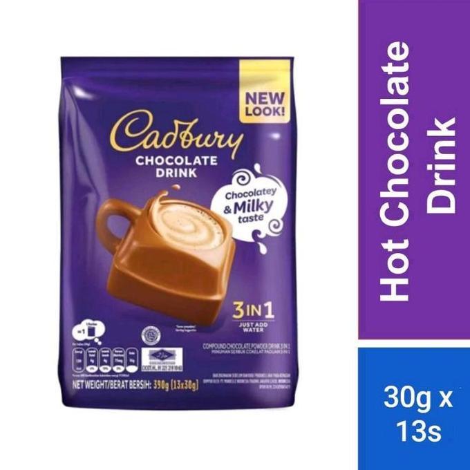 ENDANGSELLER - CADBURY HOT CHOCOLATE DRINK 3IN1 - MINUMAN BUBUK COKLAT