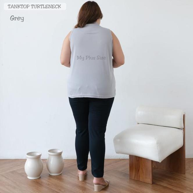 Tanktop Turtleneck Super Jumbo Wanita Ld 120 - 150 Cm