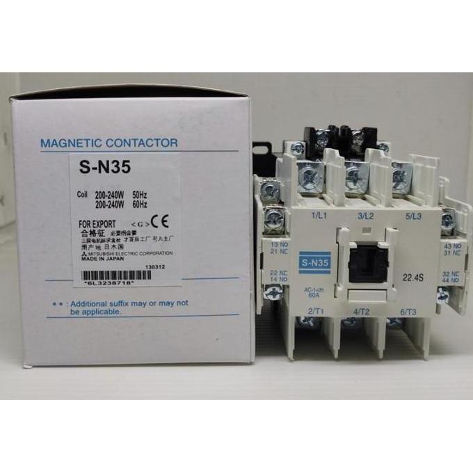 Promo Contactor Mitsubishi SN35 SN35 SN 35 SN35 220v / 110v / 380v Diskon