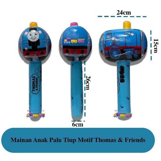 Mainan Palu Tiup Anak Karakter Thomas / Mainan Balon Palu-Paluan Anak