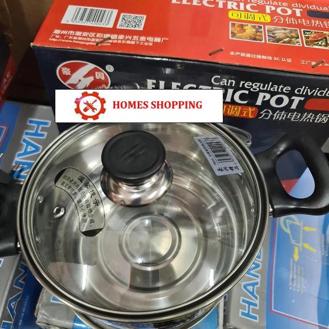 kompor listrik set electric portable panci listrik masak serbaguna