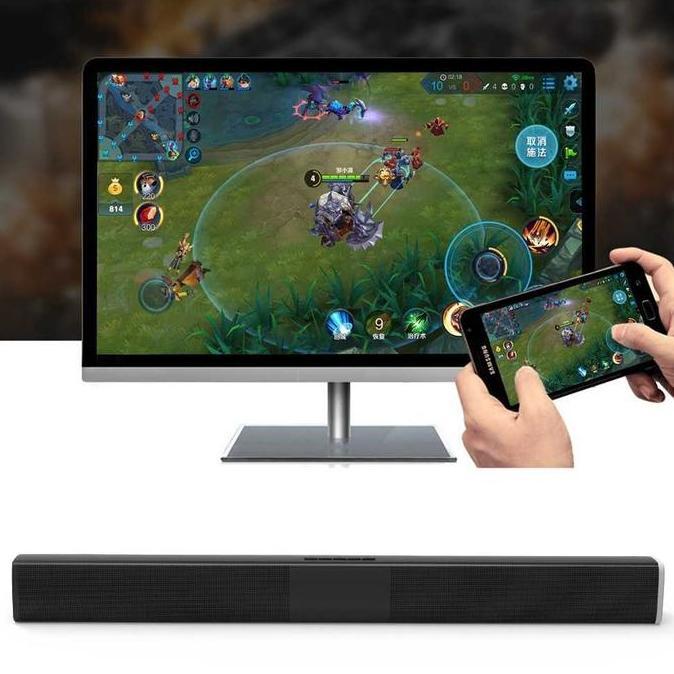 COD DOOLNNG Soundbar Bluetooth Active Speaker Home Theater Subwoofer 20W / soundbar speaker aktif bl