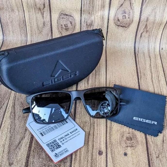 EIGER HALLER SUNGLASSES KACAMATA HITAM