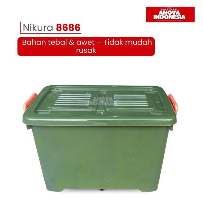 BOX CONTAINER NIKURA CANADA. 8686. JUMBO HIJAU. SETARA SHINPO CB 130