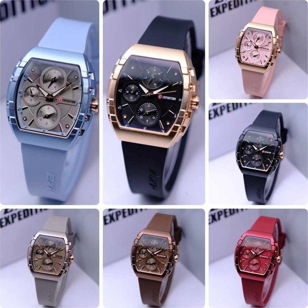 Jam Tangan Wanita Expedition 6782 6800 Stainless Steel
