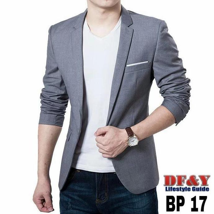 BLAZER JAS PRIA CASUAL BAHAN SEMI WOOL SLIMFIT / JAS BLAZER PRIA NON FORMAL / JAS PRIA BIG SIZE JUMB