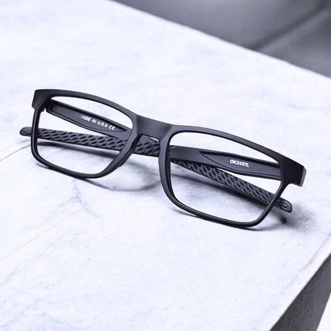 Oakley Kacamata Baca Dan Palan Progresif Bluecromic Pria Kaca Mata Plus Photocromic Sport (Abyme)