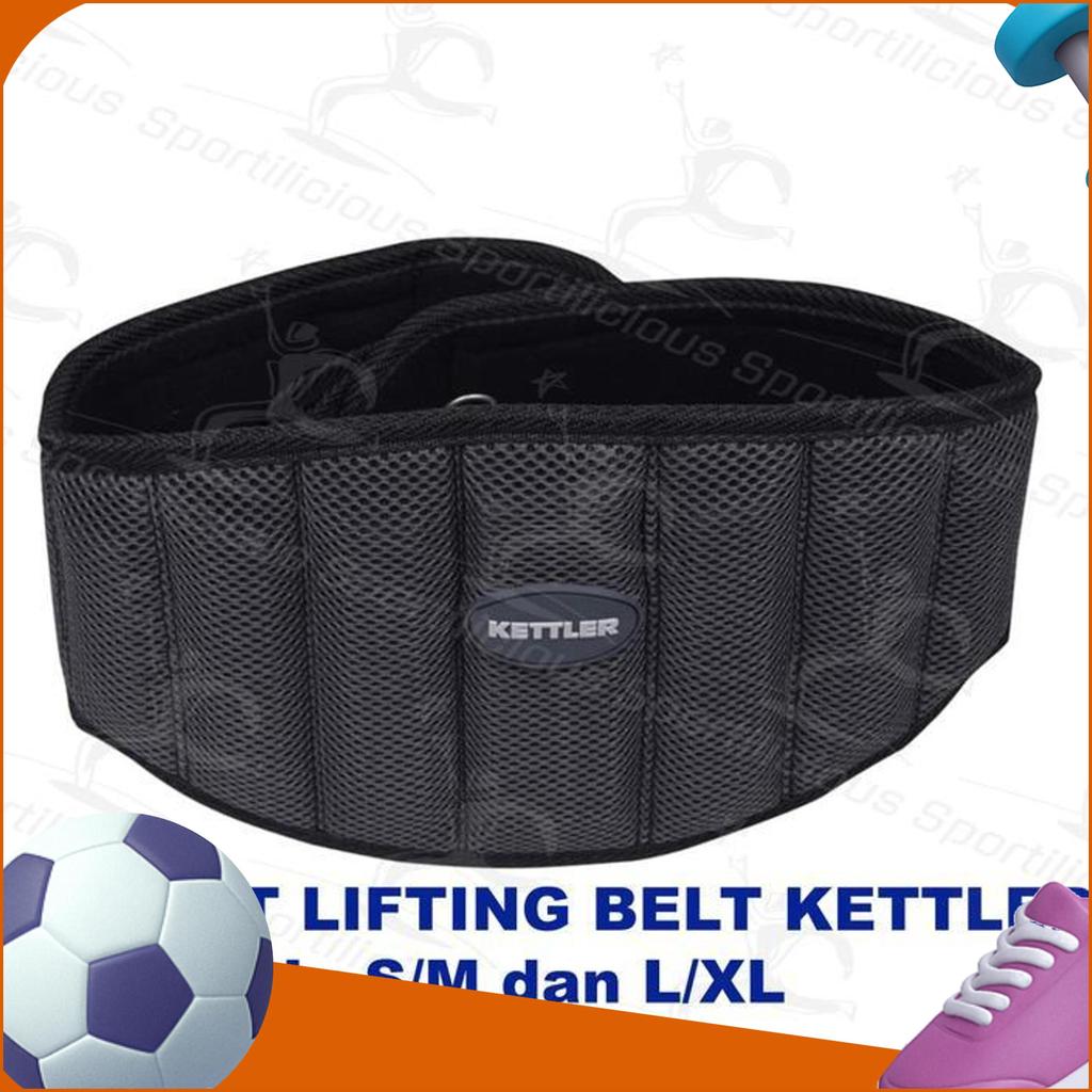 Kettler Weight Lifting Belt Sabuk Angkat Besi Ban Angkat Besi Beban Sameday