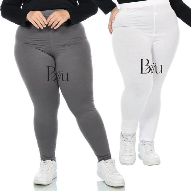 Celana Legging Wudhu Jumbo Panjang Wanita Tebal Premum