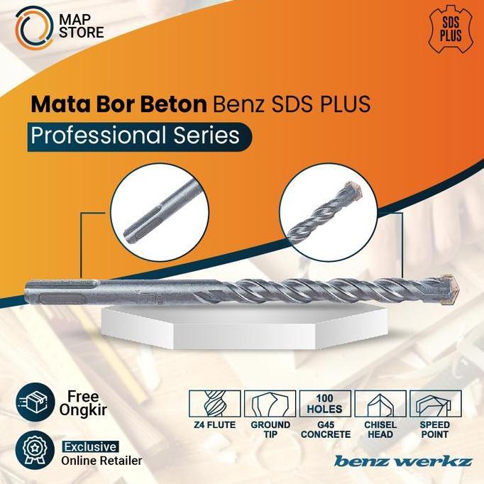 Mata Bor beton Benz SDS PLUS size 20x450mm
