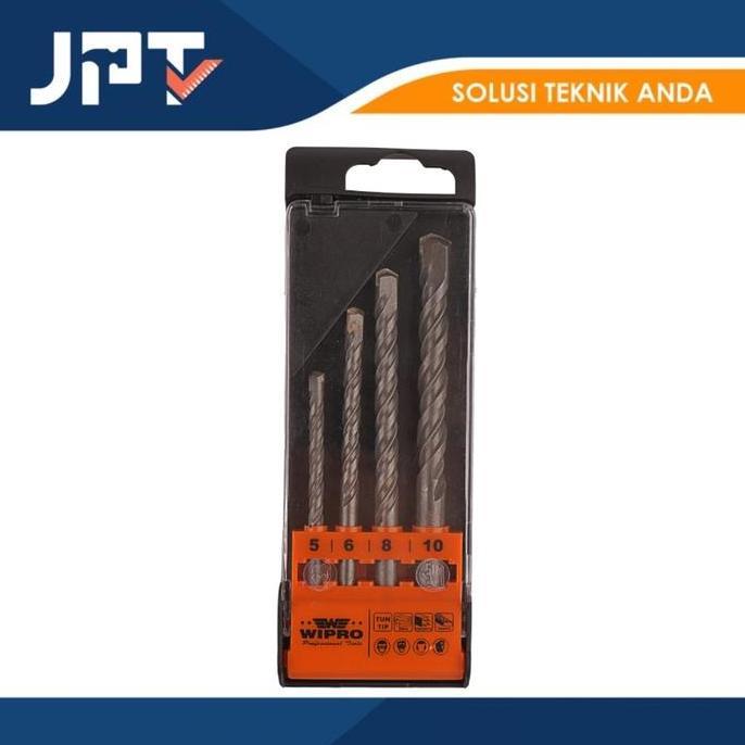 Mata Bor Beton Set (4 Pcs) 5-10 mm (83-5000-0040) Merk Wipro