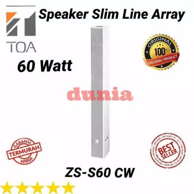 Speaker TOA Slim Line Array ZA S60 CW Original