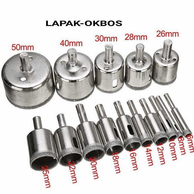 Mata Bor Pembolong Hollow HOLE Keramik Granit Marmer Kaca 15 pc