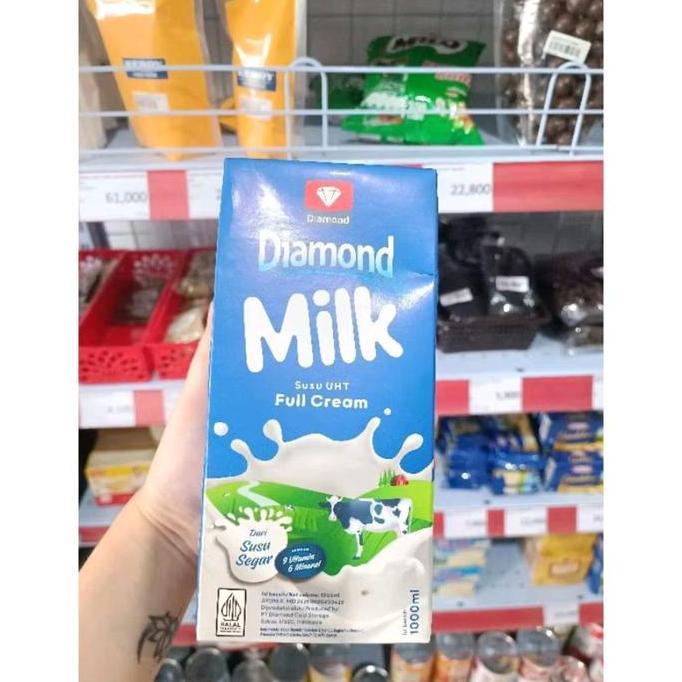 [ 1000 ML ] DIAMOND MILK SUSU UHT 1000 ML SUSU DIAMOND UHT 1 LITER