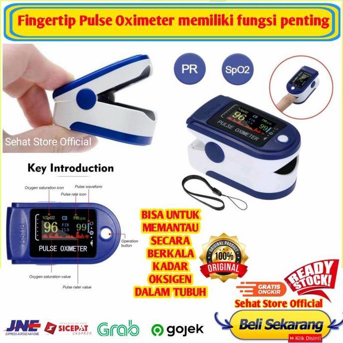 Oximeter Jari Oksimeter Oxymeter Oximetery Alat Pengukur Oksigen Darah